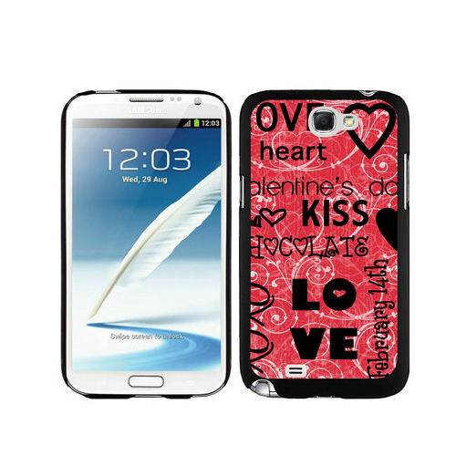 Valentine Kiss Love Samsung Galaxy Note 2 Cases DPH | Women - Click Image to Close